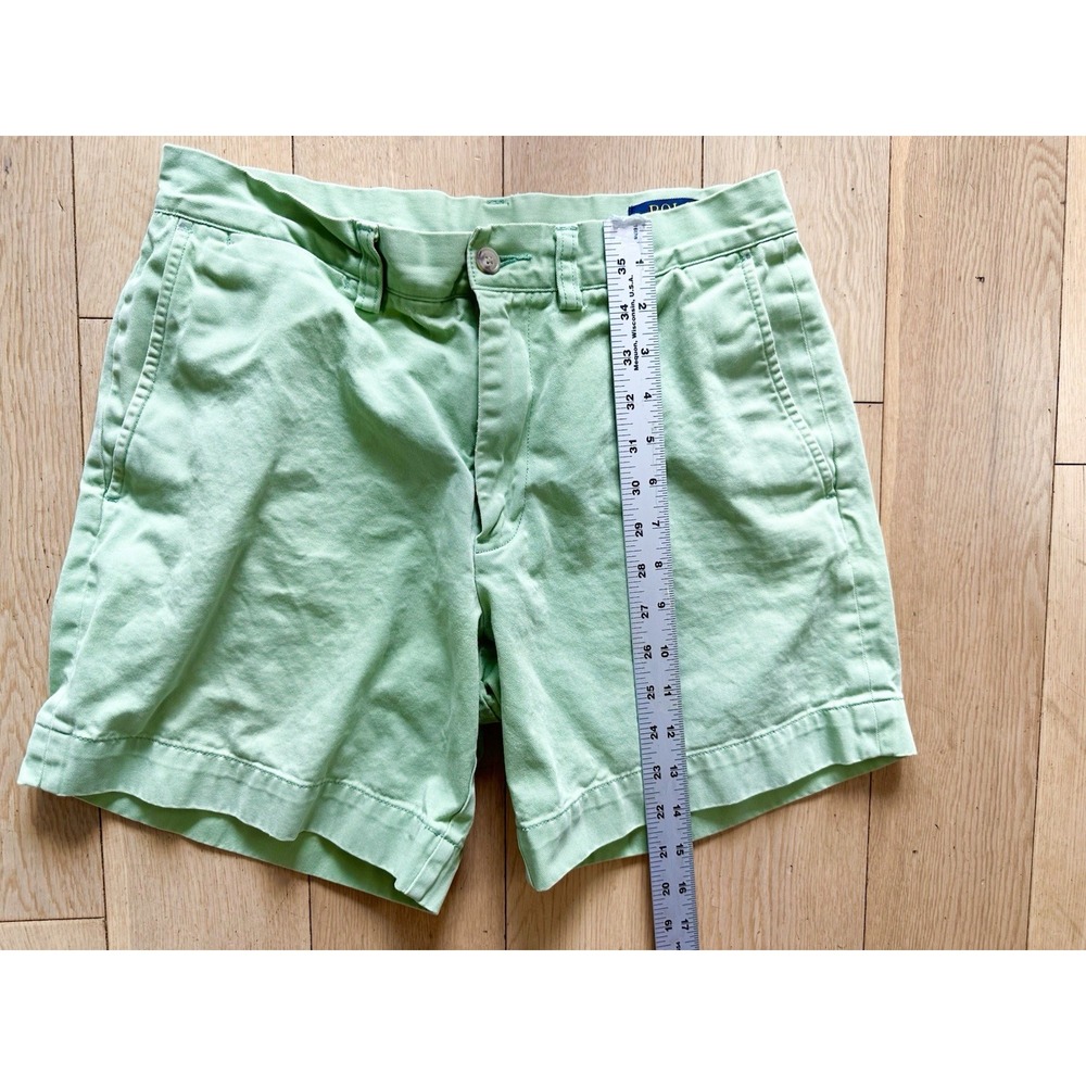 Ralph-lauren Men's Green Shorts Vintage Summer Classic Fit Shorts 29